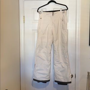 Columbia Snowboard Pants White